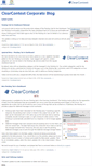 Mobile Screenshot of blog.clearcontext.com