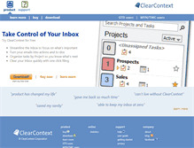 Tablet Screenshot of clearcontext.com